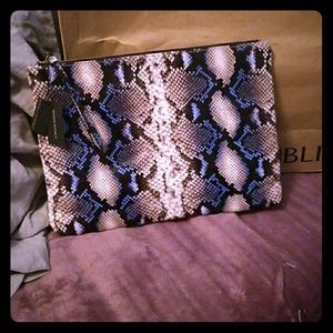 NWT Banana Republic Genuine Leather Clutch